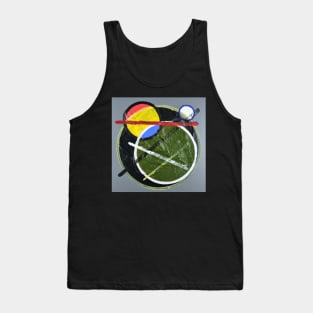 Circles and lines Abstract 334 Tank Top